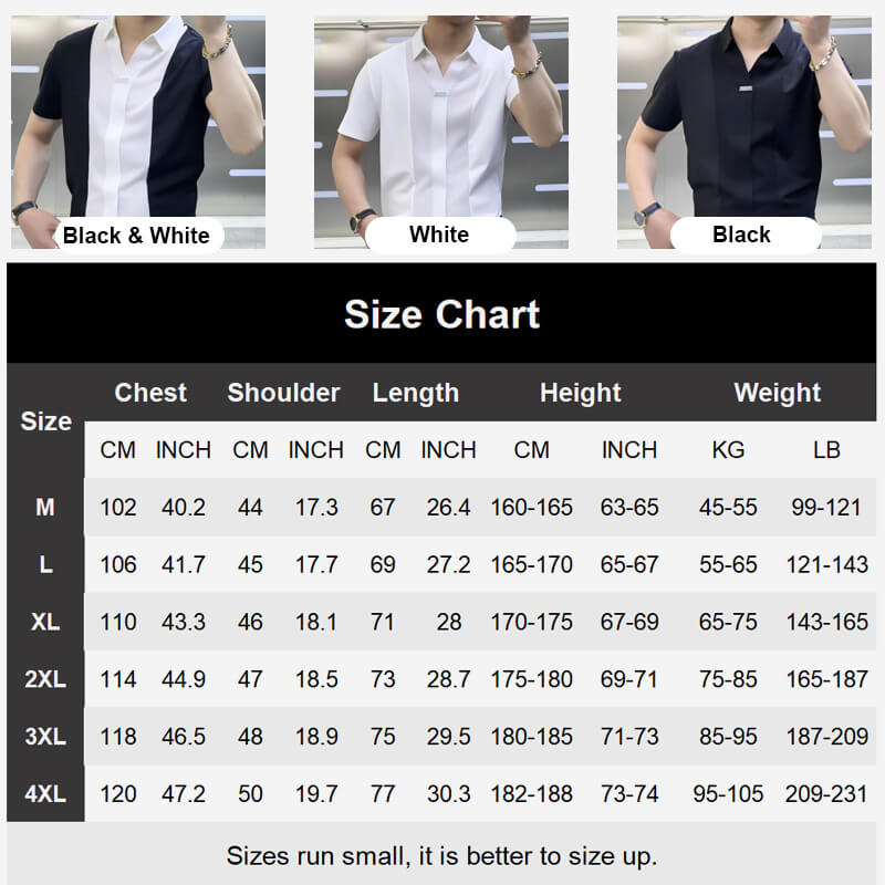 Men's Summer Casual Patchwork Shirt