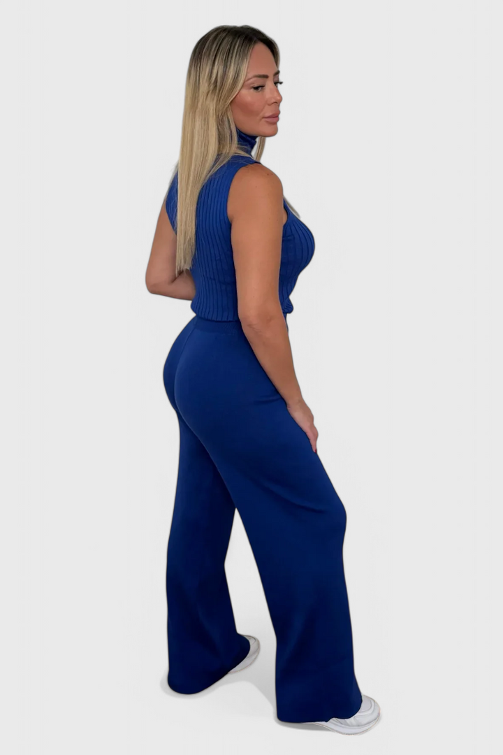 Mahalia 3-Piece Soft Knit Set with Elegant Cut