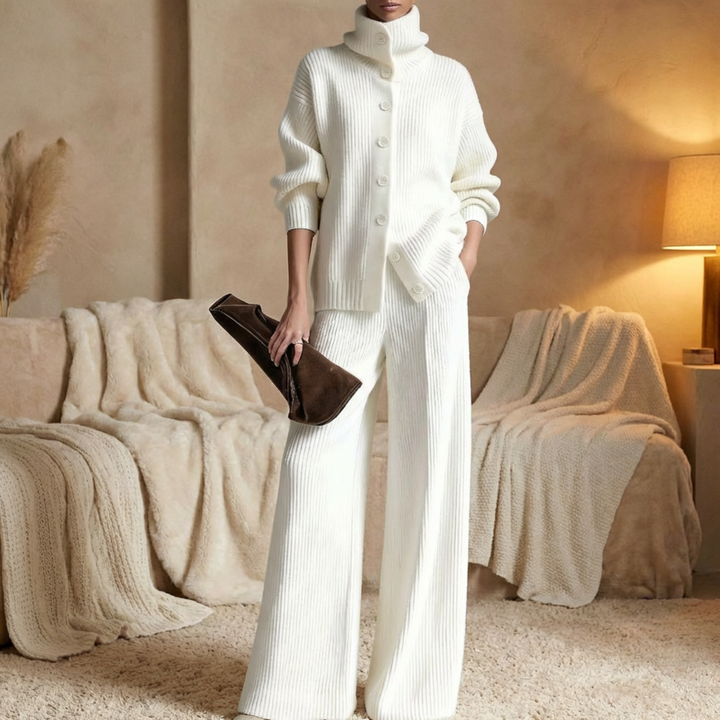 Wilhelmine Ensemble Comfortable Cardigan and Trousers