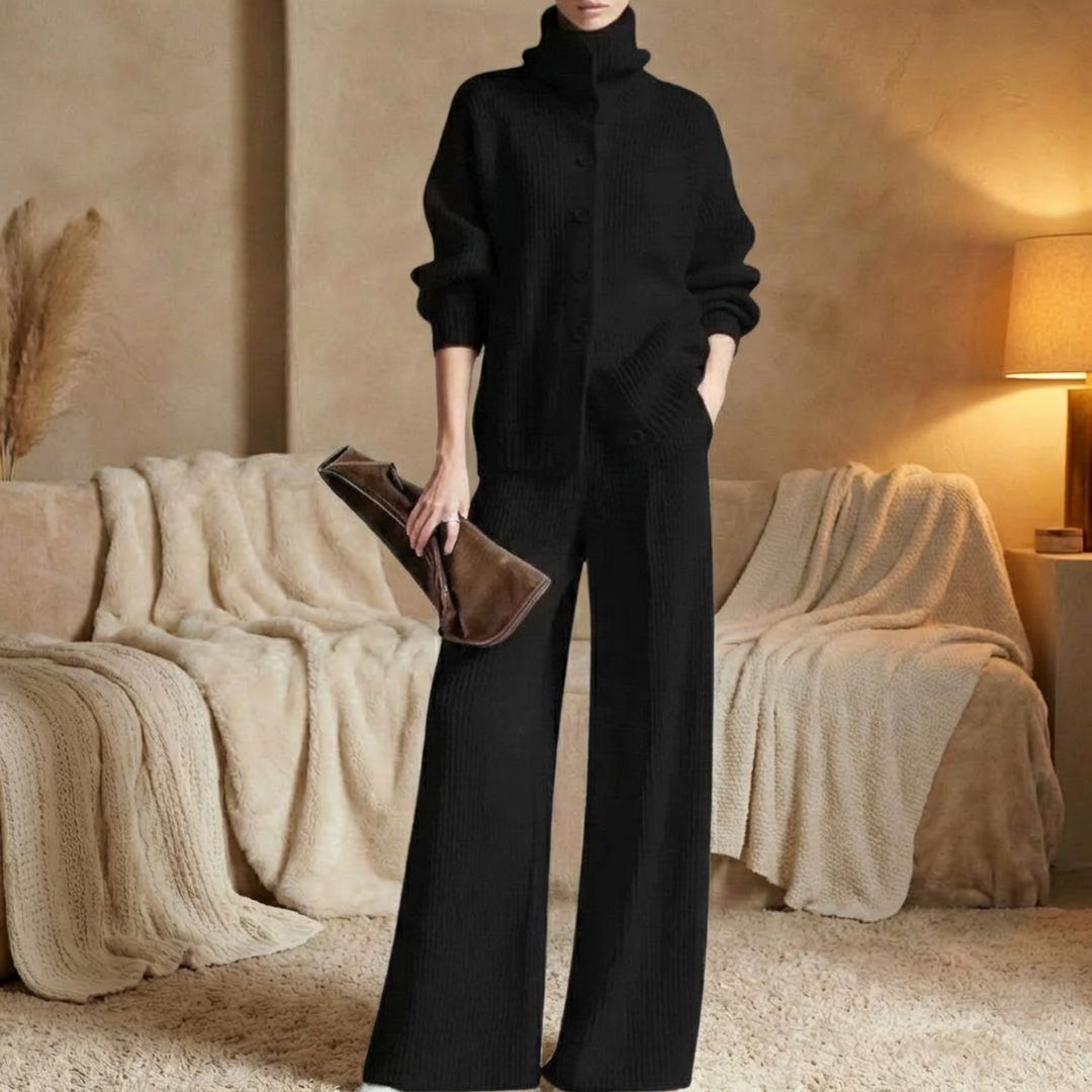 Wilhelmine Ensemble Comfortable Cardigan and Trousers