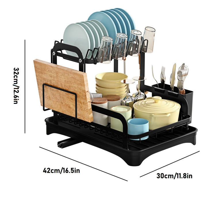 Elyra Kitchen Organizer – 2-Tier Storage Rack