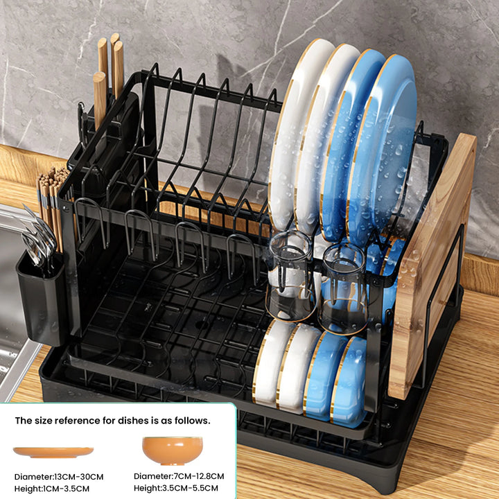 Elyra Kitchen Organizer – 2-Tier Storage Rack