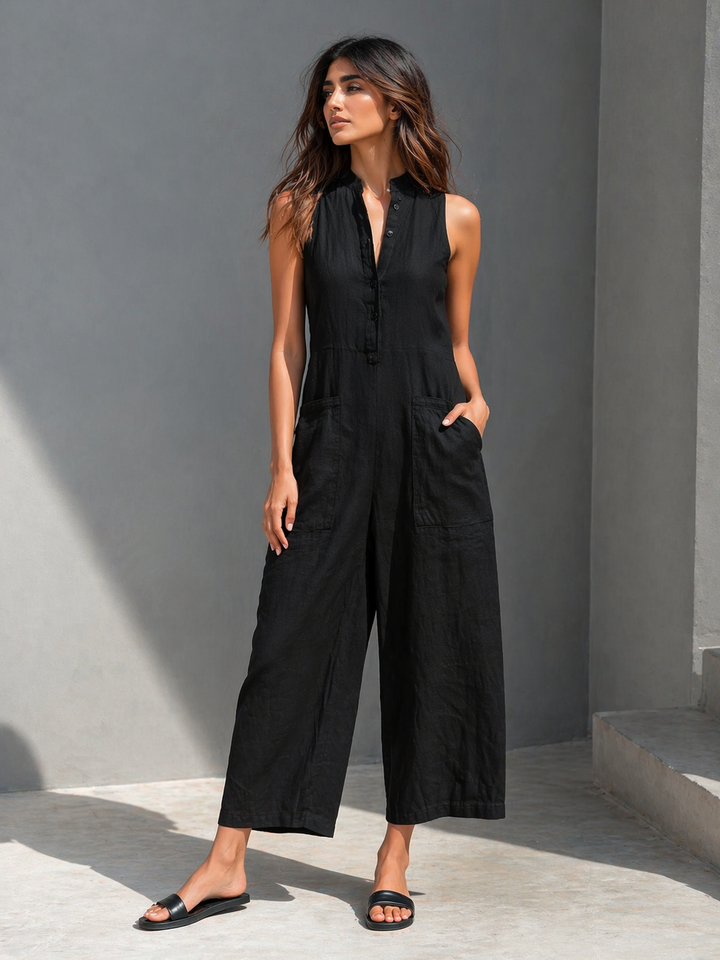 Soraya - Combinaison ample sans manches pour femme
