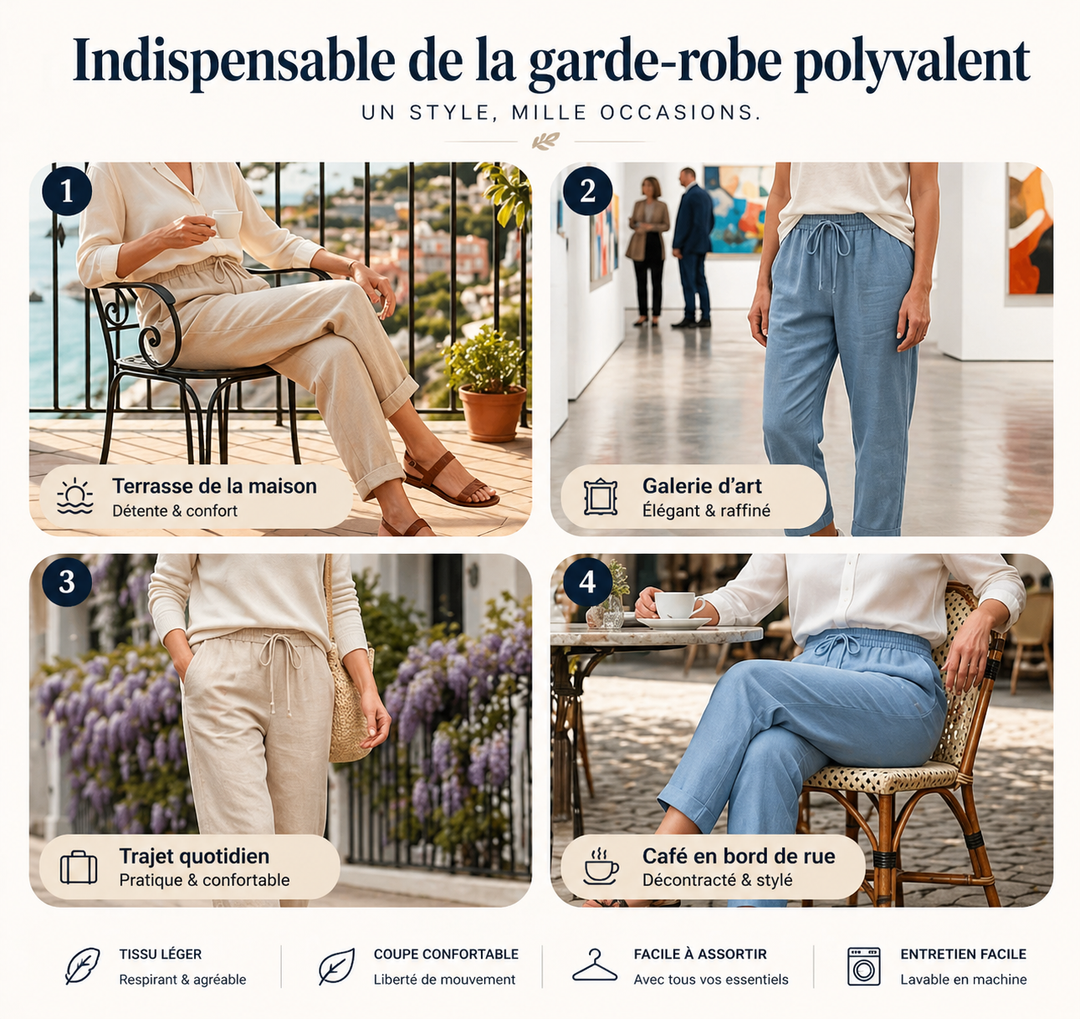 Lina™ Trousers – Lightweight & Perfect for Summer