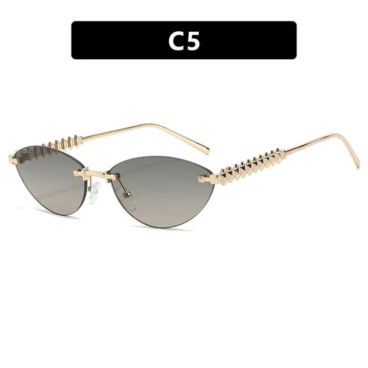 Prague | Square Rimless Punk Shades
