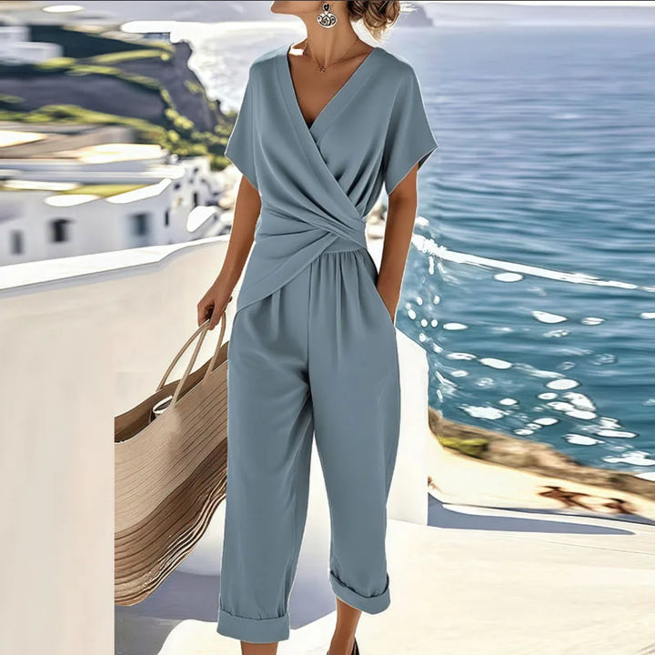 Liorine - Chic Draped Jumpsuit for Women