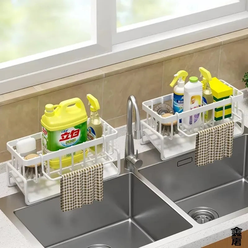 Velora Sink Organizer – Drain & Storage Shelf