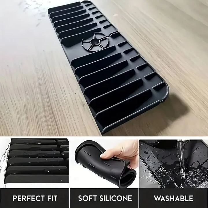 Sink Mat – Silicone Splash Guard & Organizer