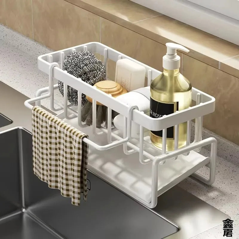 Velora Sink Organizer – Drain & Storage Shelf