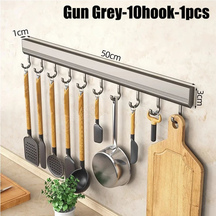 Hook Rack – Wall-Mounted Storage Organizer