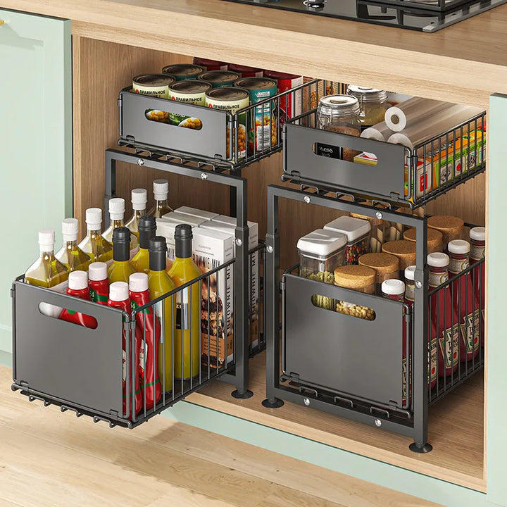 Nova Slide Rack – Pull-Out Kitchen Organizer