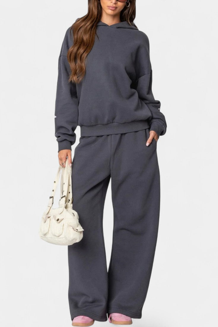 Caleta Casual Hoodie & Flowy Pants Set
