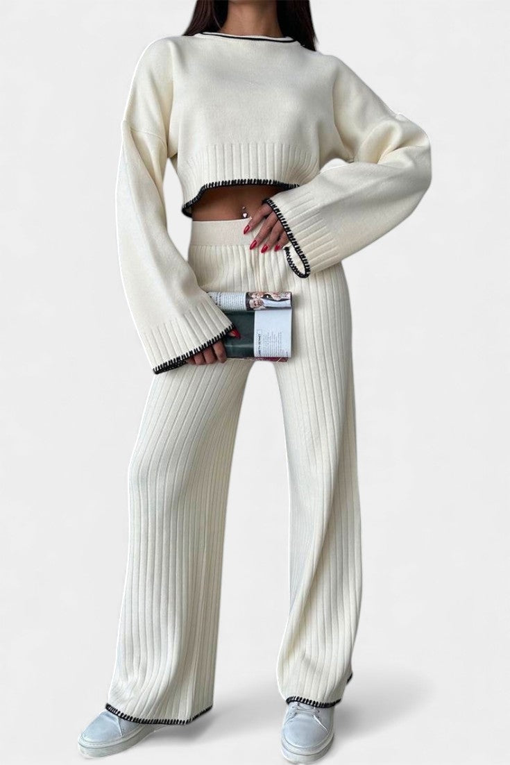 Ilena Minimalist Two-Piece Knit Set