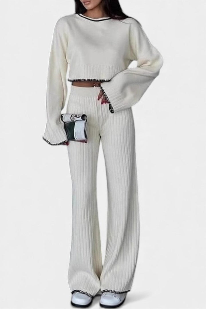Ilena Minimalist Two-Piece Knit Set