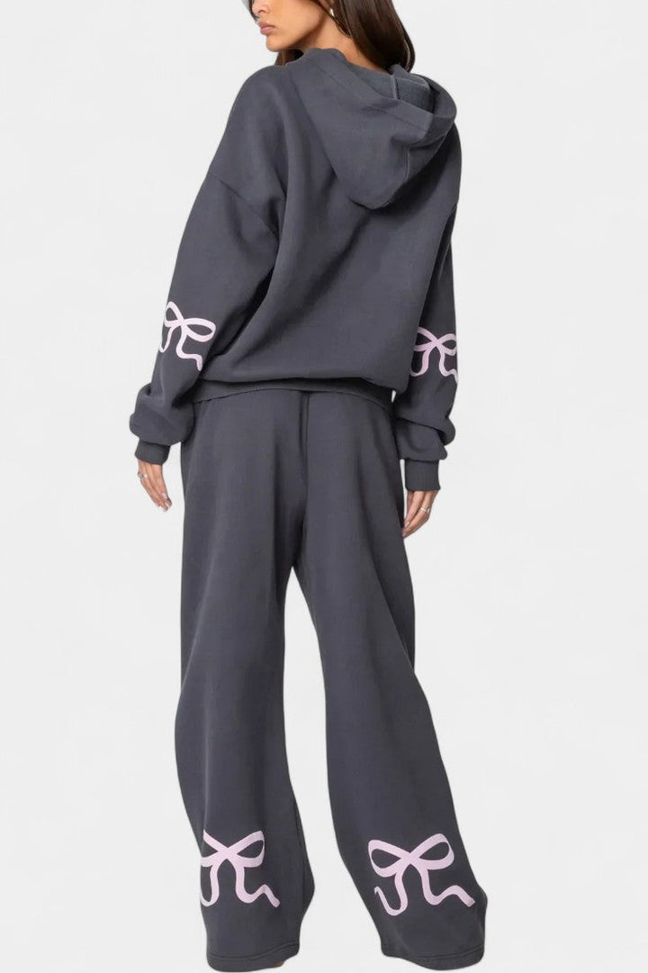 Caleta Casual Hoodie & Flowy Pants Set