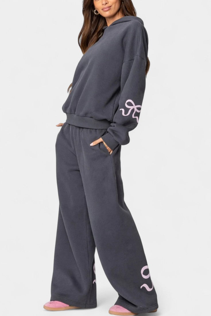 Caleta Casual Hoodie & Flowy Pants Set