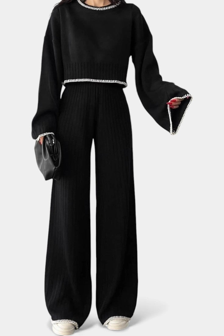 Ilena Minimalist Two-Piece Knit Set