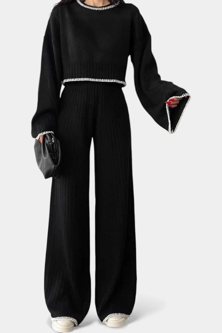 Ilena Minimalist Two-Piece Knit Set