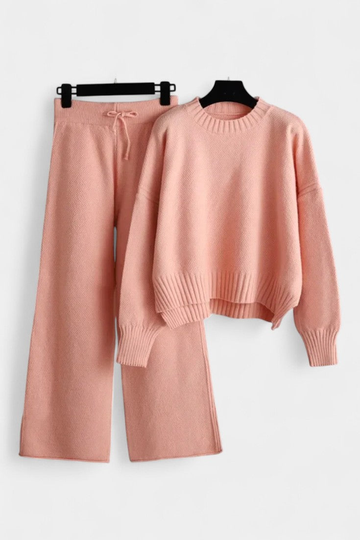 Olga Two-Piece Knitted Cosy Co-Ord with Relaxed Fit