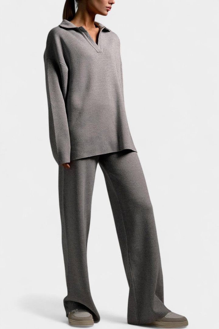 Clairette Soft & Elegant Two-Piece Knit Set