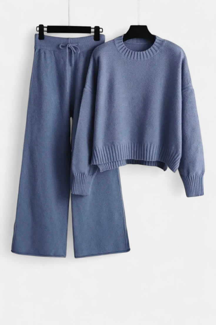 Olga Two-Piece Knitted Cosy Co-Ord with Relaxed Fit