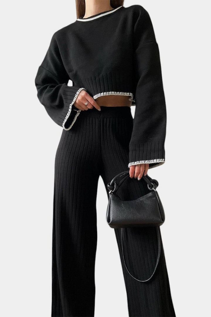 Ilena Minimalist Two-Piece Knit Set
