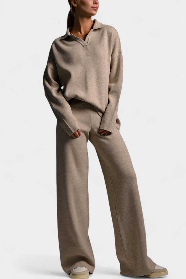 Clairette Soft & Elegant Two-Piece Knit Set