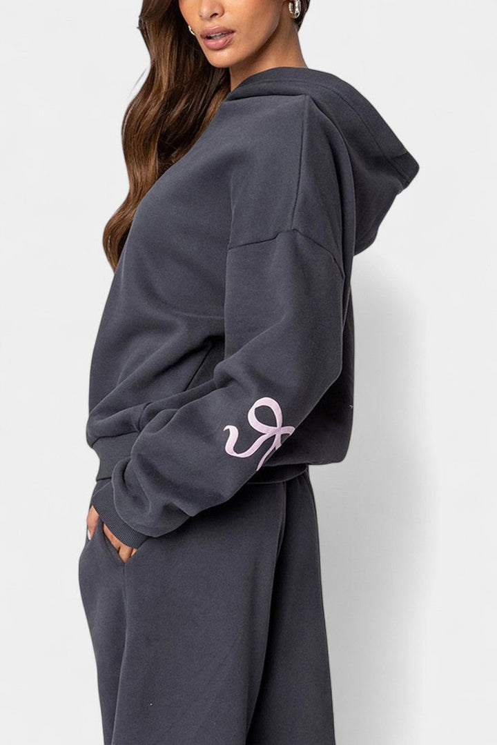 Caleta Casual Hoodie & Flowy Pants Set