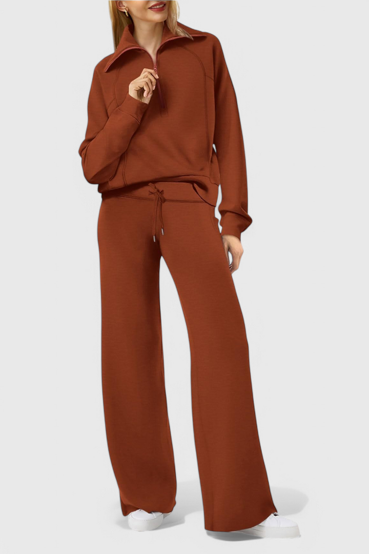 Berken Relaxed Two-Piece Set in Lightweight Fabric