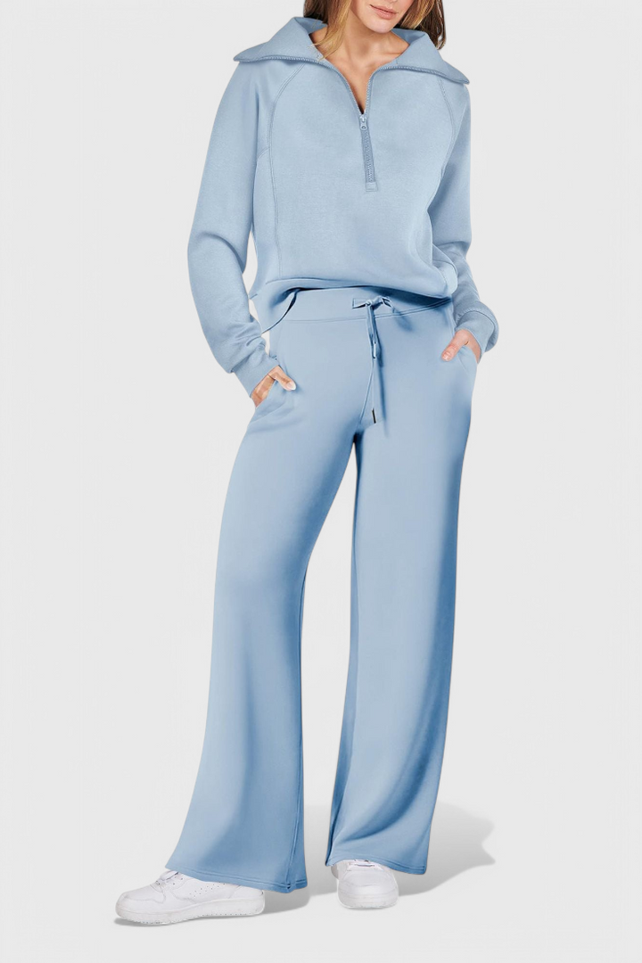 Berken Relaxed Two-Piece Set in Lightweight Fabric