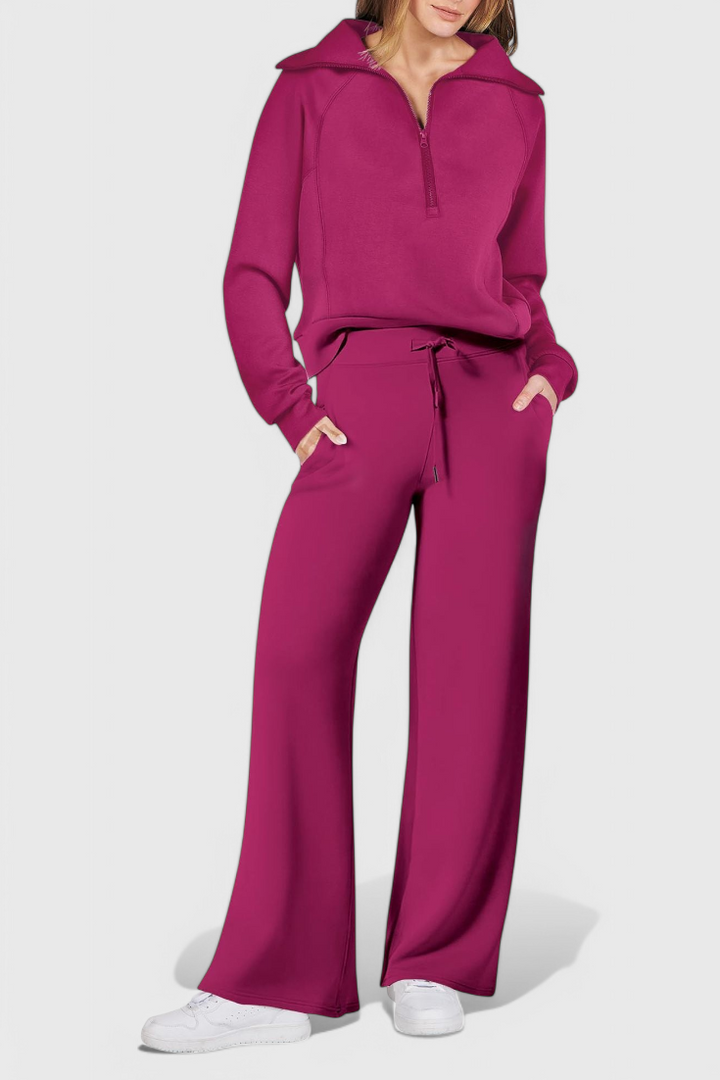 Berken Relaxed Two-Piece Set in Lightweight Fabric