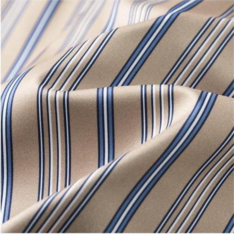 Men's Short Sleeve Striped Summer Shirt