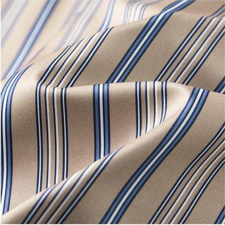 Men's Short Sleeve Striped Summer Shirt