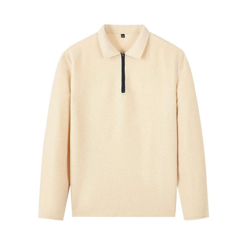 Men's Waffle Knit Sweatshirt & Straight Pants Set