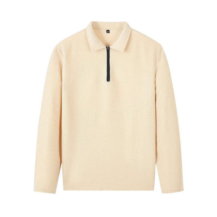 Men's Waffle Knit Sweatshirt & Straight Pants Set